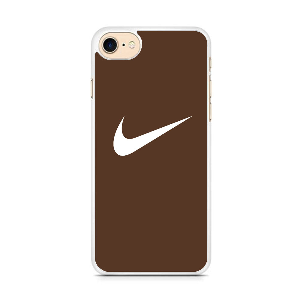 Nike Dark Chocolate Simple iPhone 8 Case