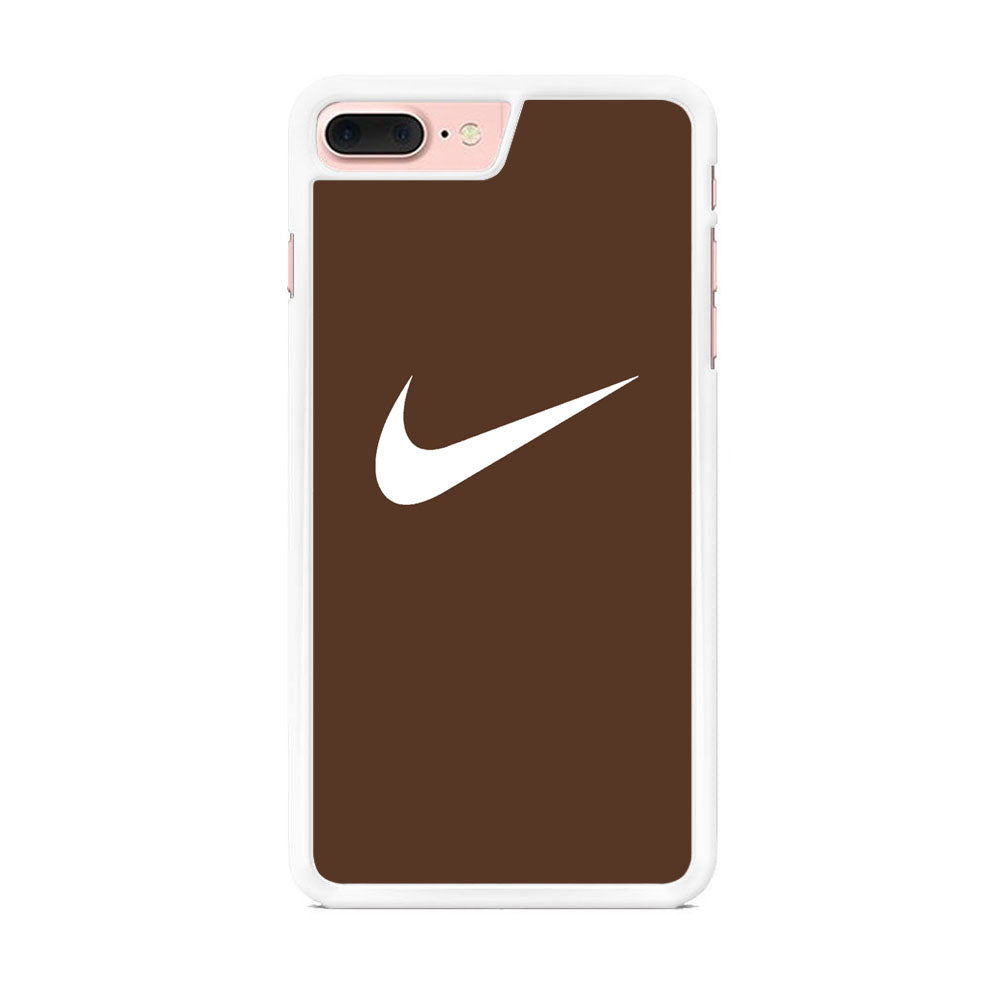 Nike Dark Chocolate Simple iPhone 8 Plus Case