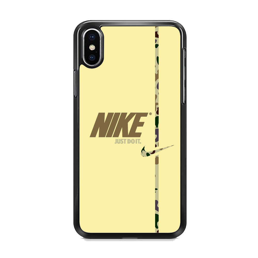 Nike Desert Camo iPhone X Case