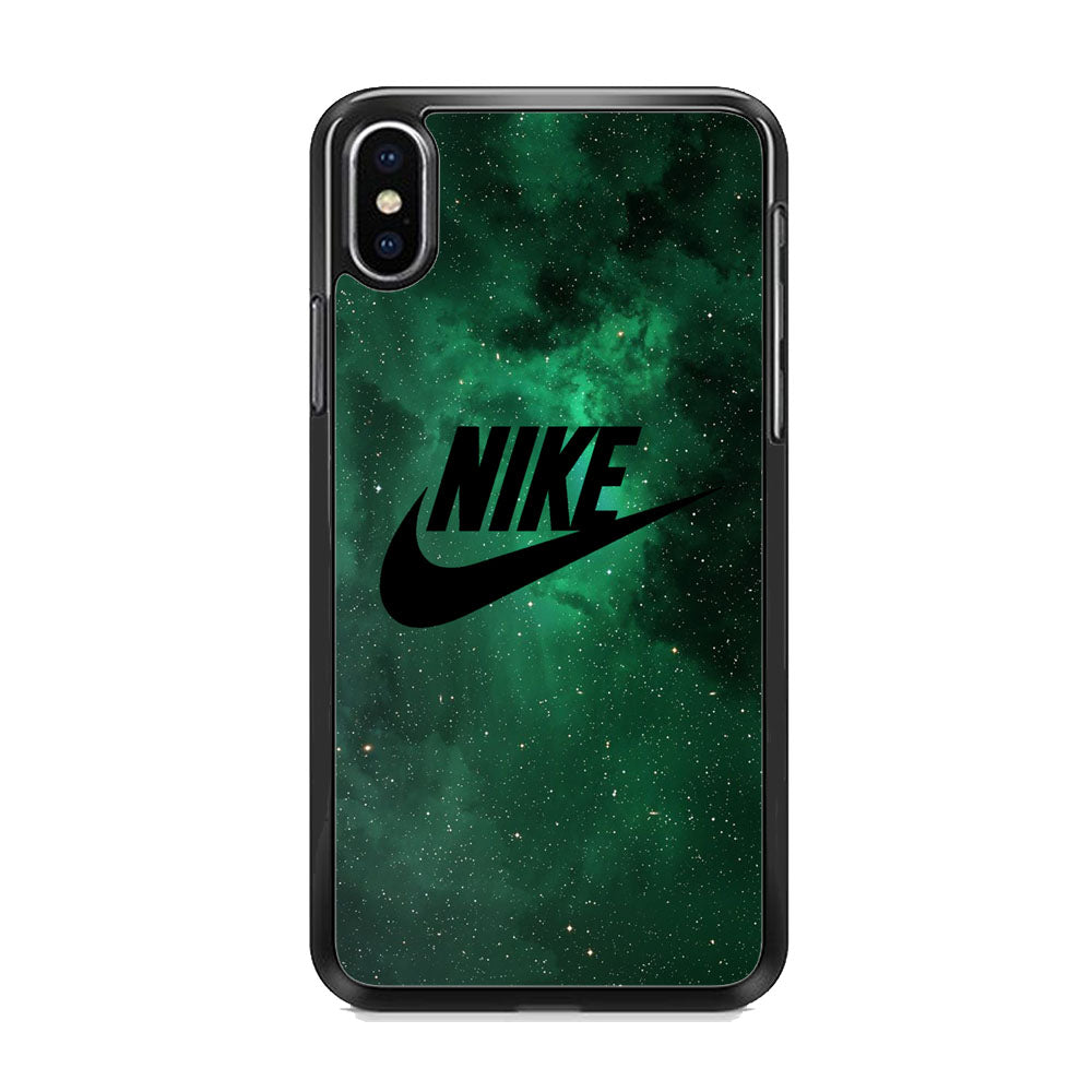 Nike Green Galaxy iPhone XS MAX Case