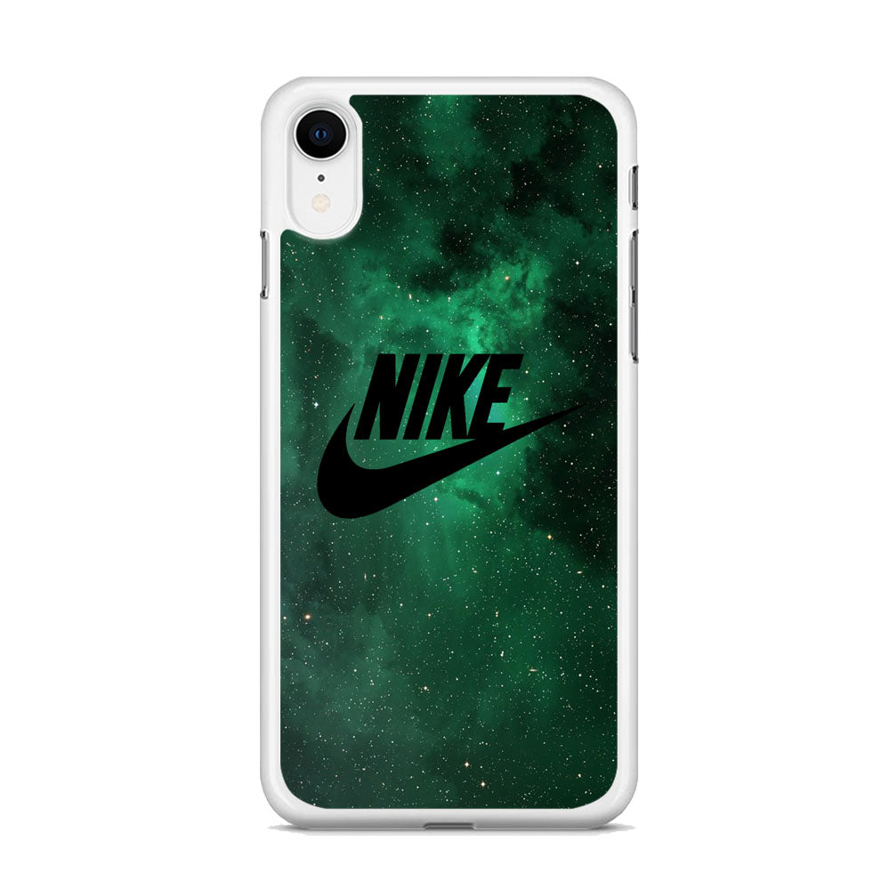 Nike Green Galaxy iPhone XR Case