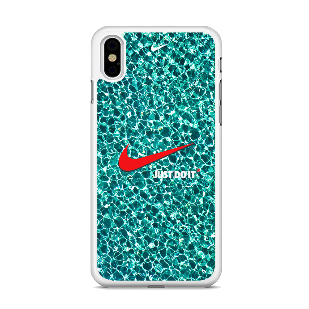 Nike Red Shiny iPhone X Case