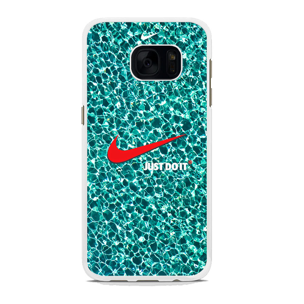 Nike Red Shiny Samsung Galaxy S7 Edge Case