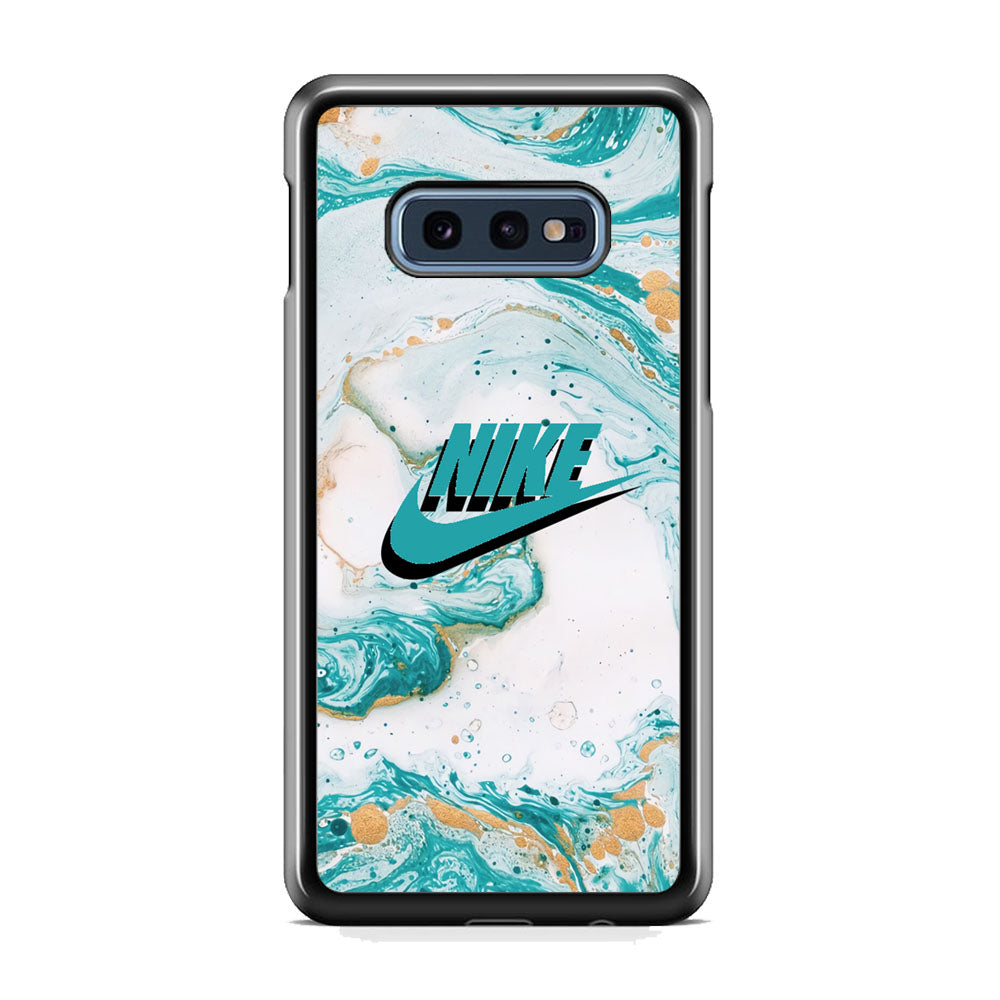Nike Shadow in Blue Marble Samsung Galaxy S10E Case