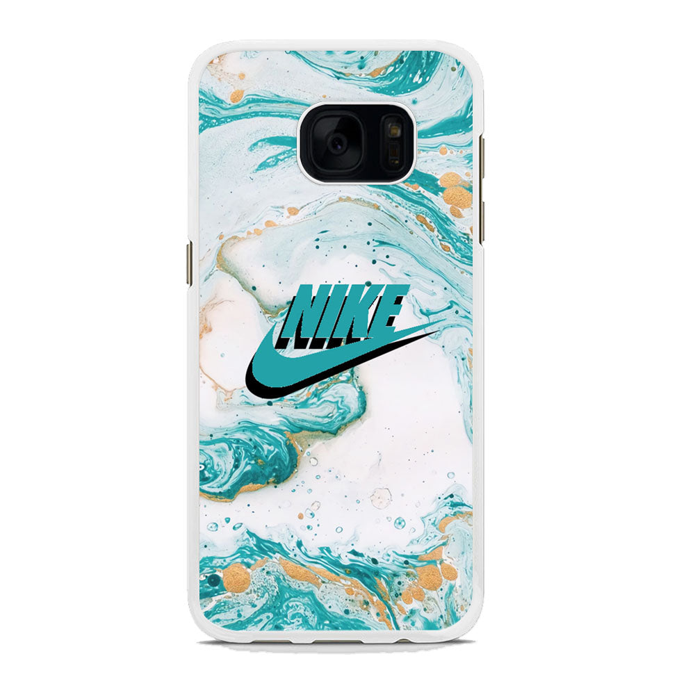 Nike Shadow in Blue Marble Samsung Galaxy S7 Edge Case