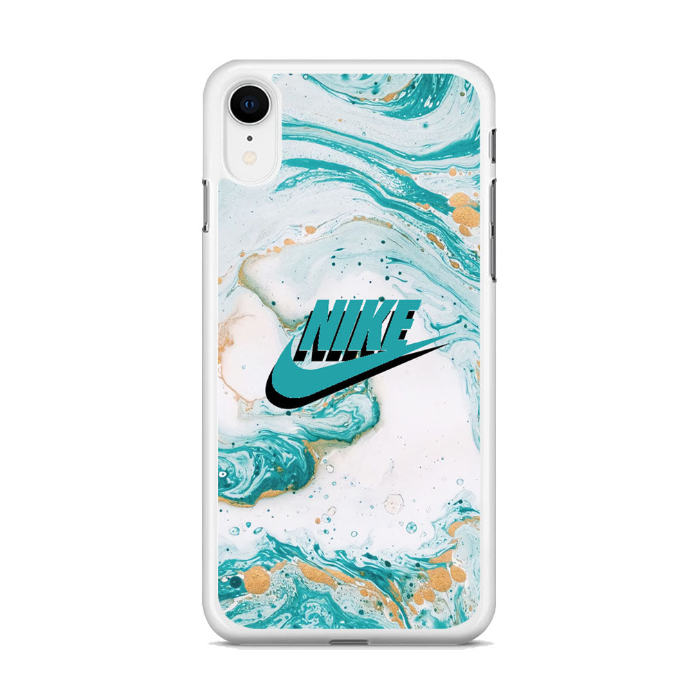 Nike Shadow in Blue Marble iPhone XR Case