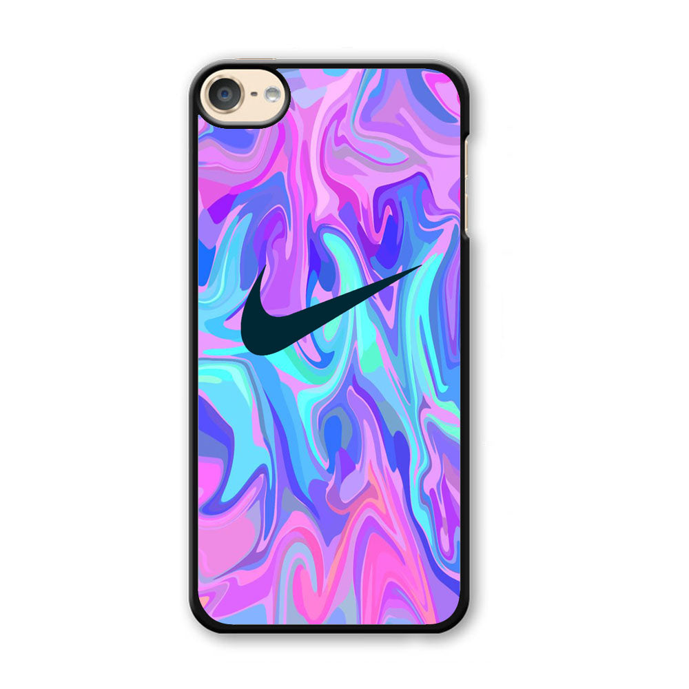 Nike Soft Marble Navy Logo iPod Touch 6 Case - Carneyforia