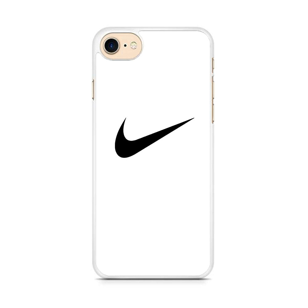 Nike White Milk Black Logo iPhone 8 Case