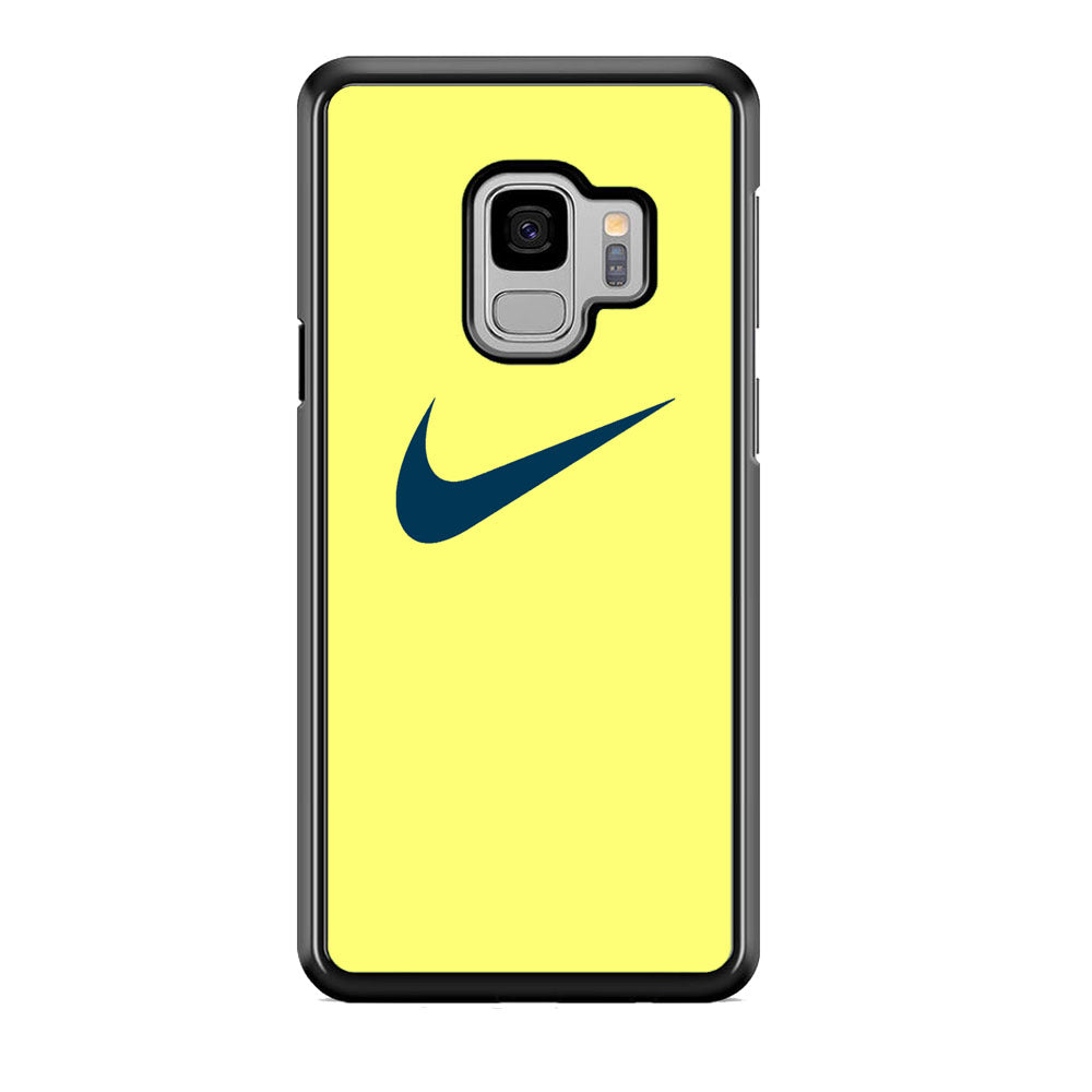 Nike Yellow Simple Logo Samsung Galaxy S9 Case