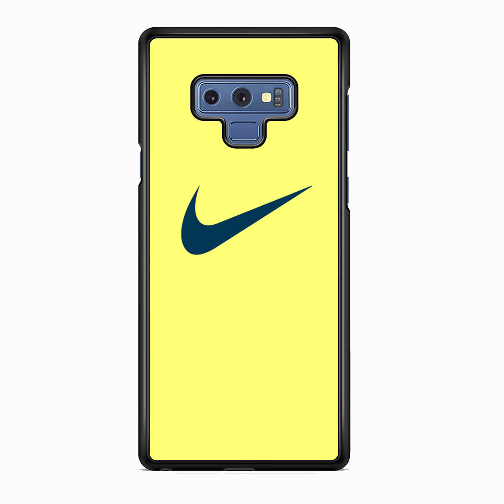Nike Yellow Simple Logo Samsung Galaxy Note 9 Case