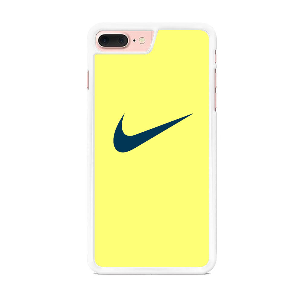 Nike Yellow Simple Logo iPhone 8 Plus Case
