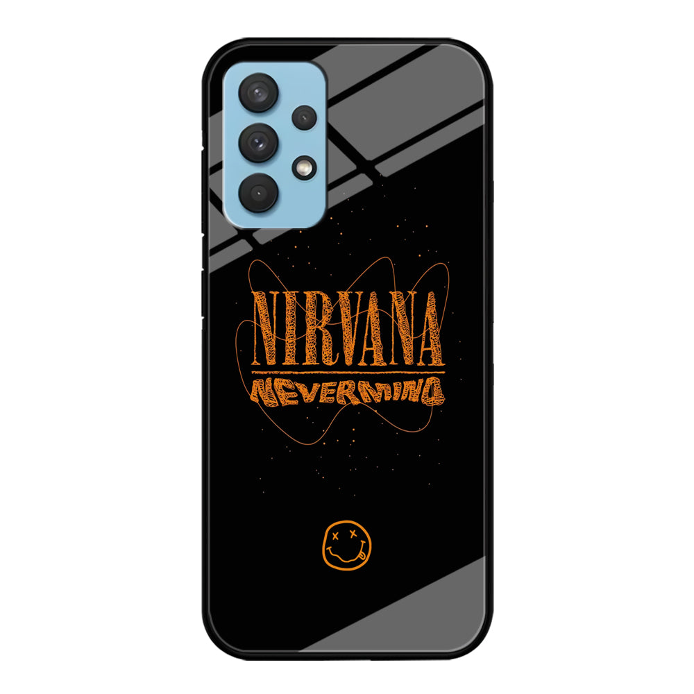 Nirvana on Nevermind Samsung Galaxy A32 Case Tempered Glass Case