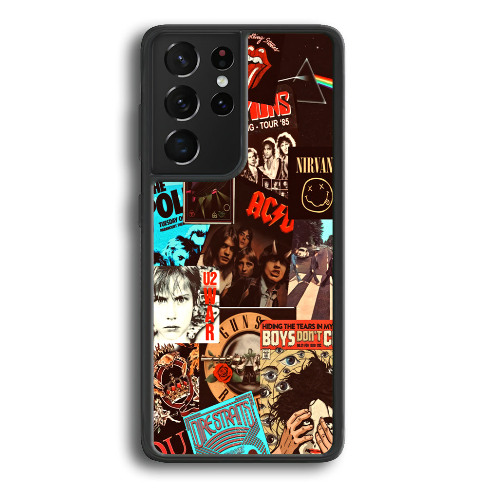 Old Poster of Rock's Samsung Galaxy S21 Ultra Case - Carneyforia