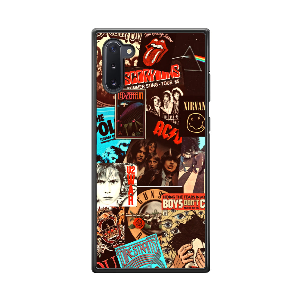Old Poster of Rock's Samsung Galaxy Note 10 Case