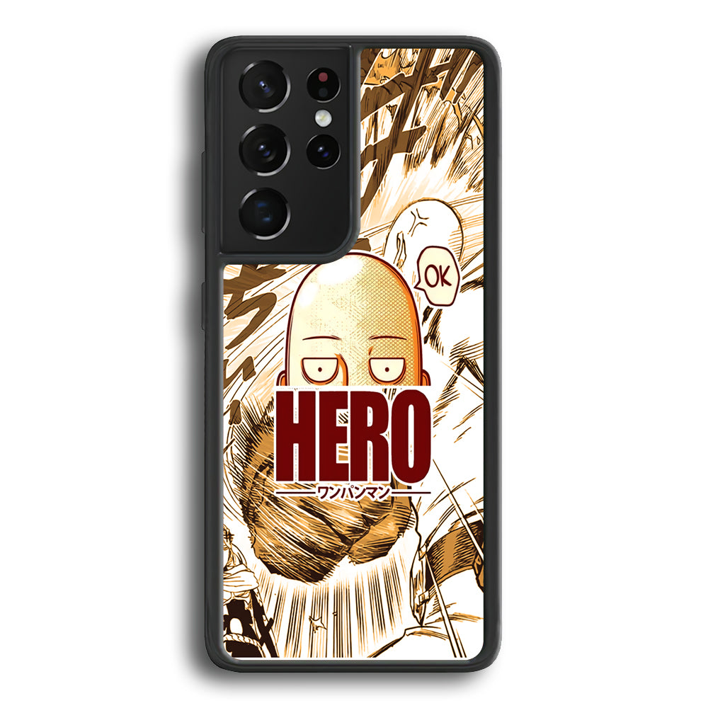 One Punch Man Hero no Saitama Samsung Galaxy S21 Ultra Case - Carneyforia