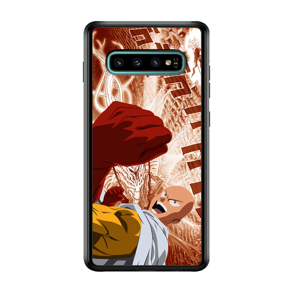 One Punch Man Spirit Shout Samsung Galaxy S10 Plus Case