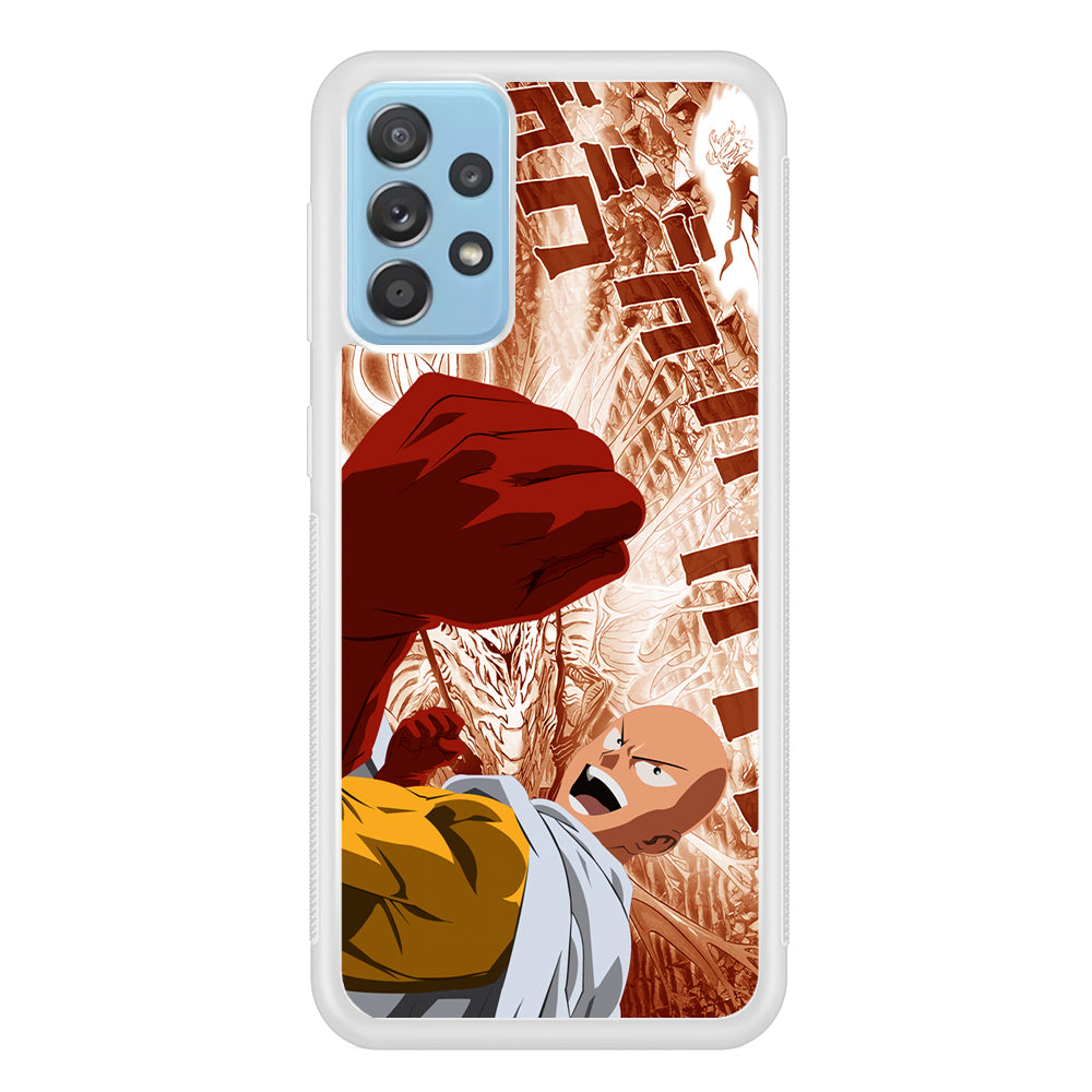 One Punch Man Spirit Shout Samsung Galaxy A52 Case