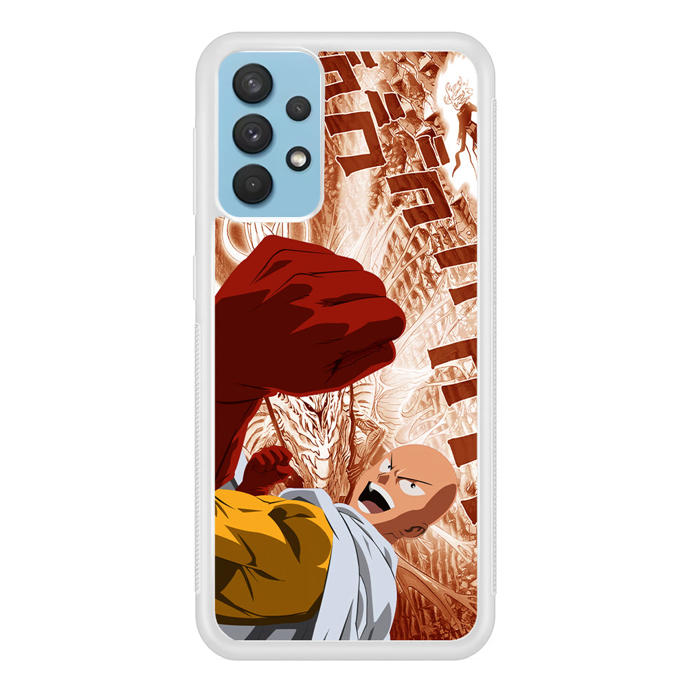 One Punch Man Spirit Shout Samsung Galaxy A32 Case