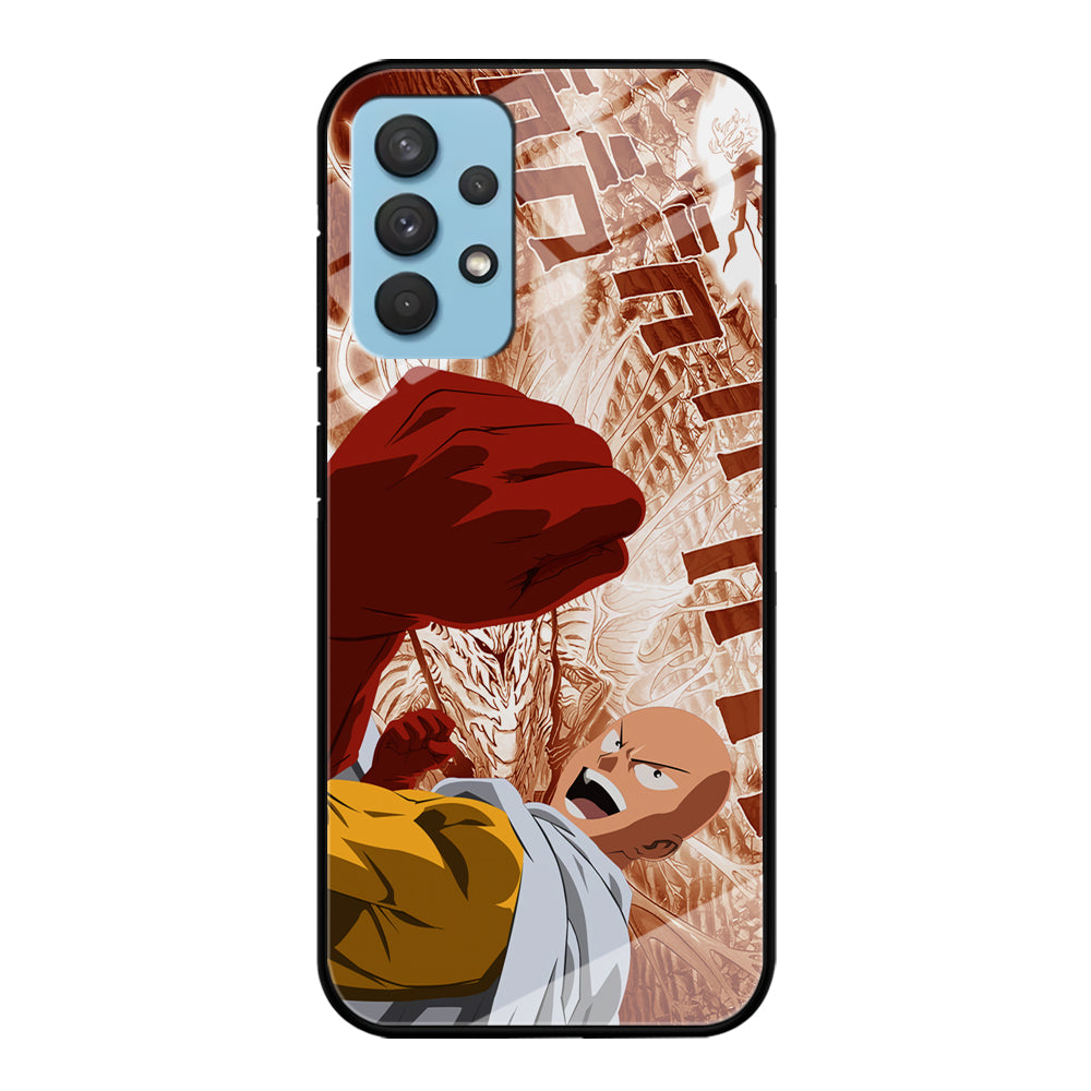 One Punch Man Spirit Shout Samsung Galaxy A32 Case