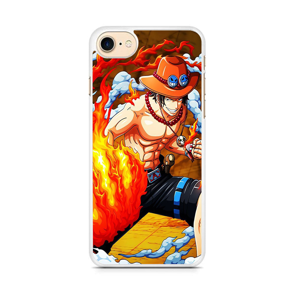 One Piece Ace Power iPhone 8 Case