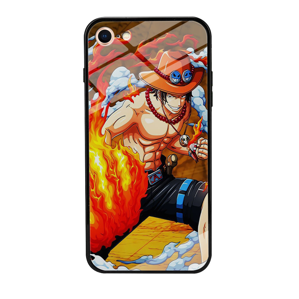 One Piece Ace Power iPhone 8 Case