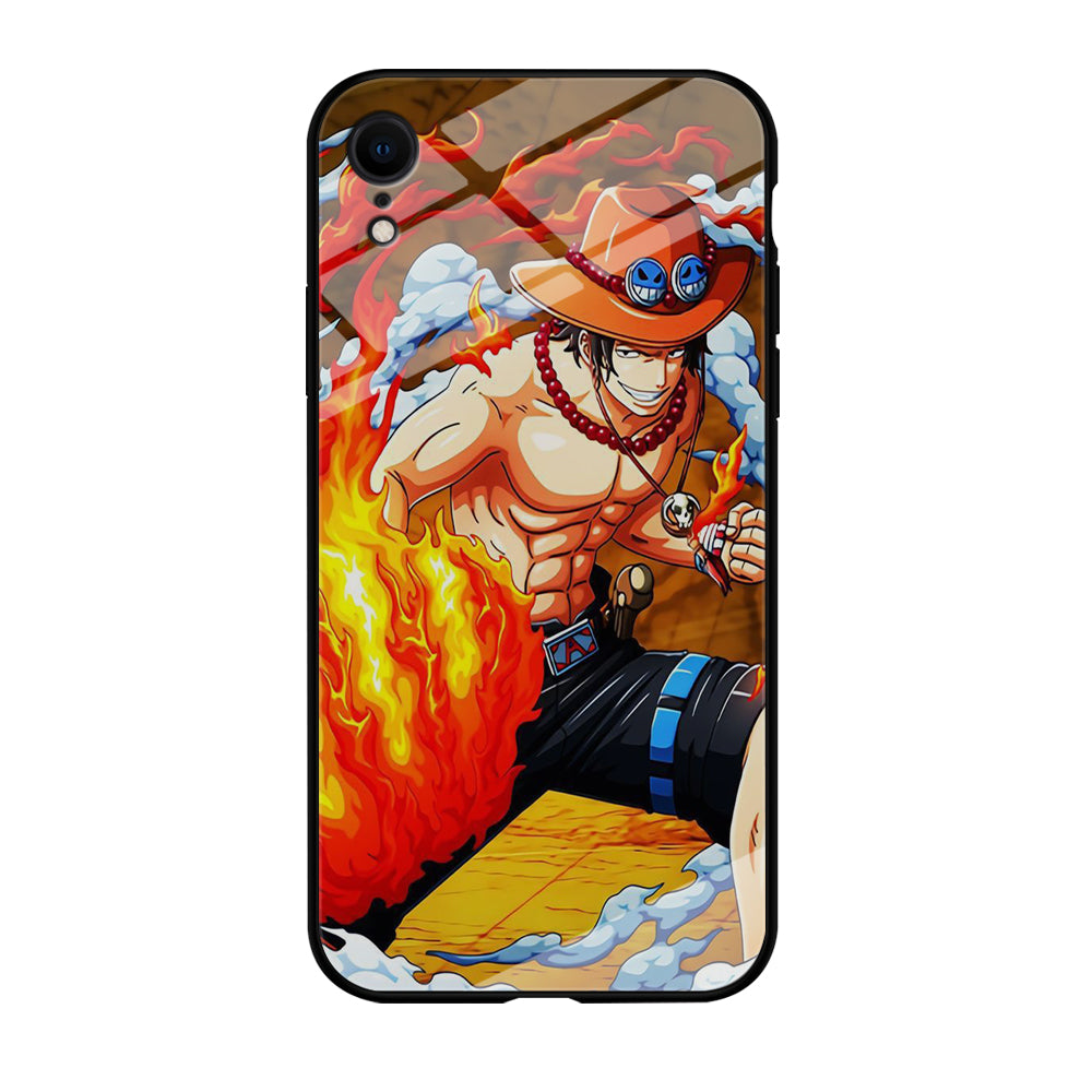 One Piece Ace Power iPhone XR Case