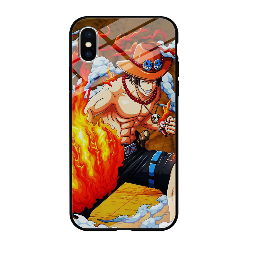 One Piece Ace Power iPhone X Case