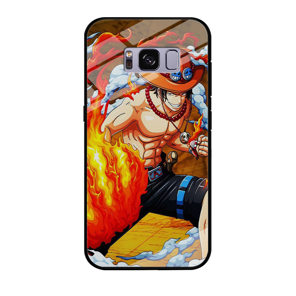 One Piece Ace Power Samsung Galaxy S8 Case