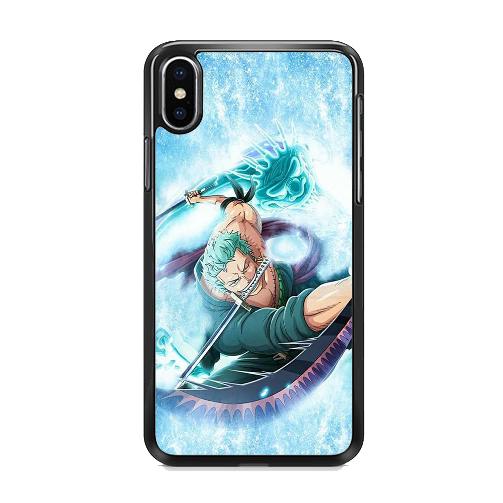 One Piece Zoro Battle Style iPhone XS Case