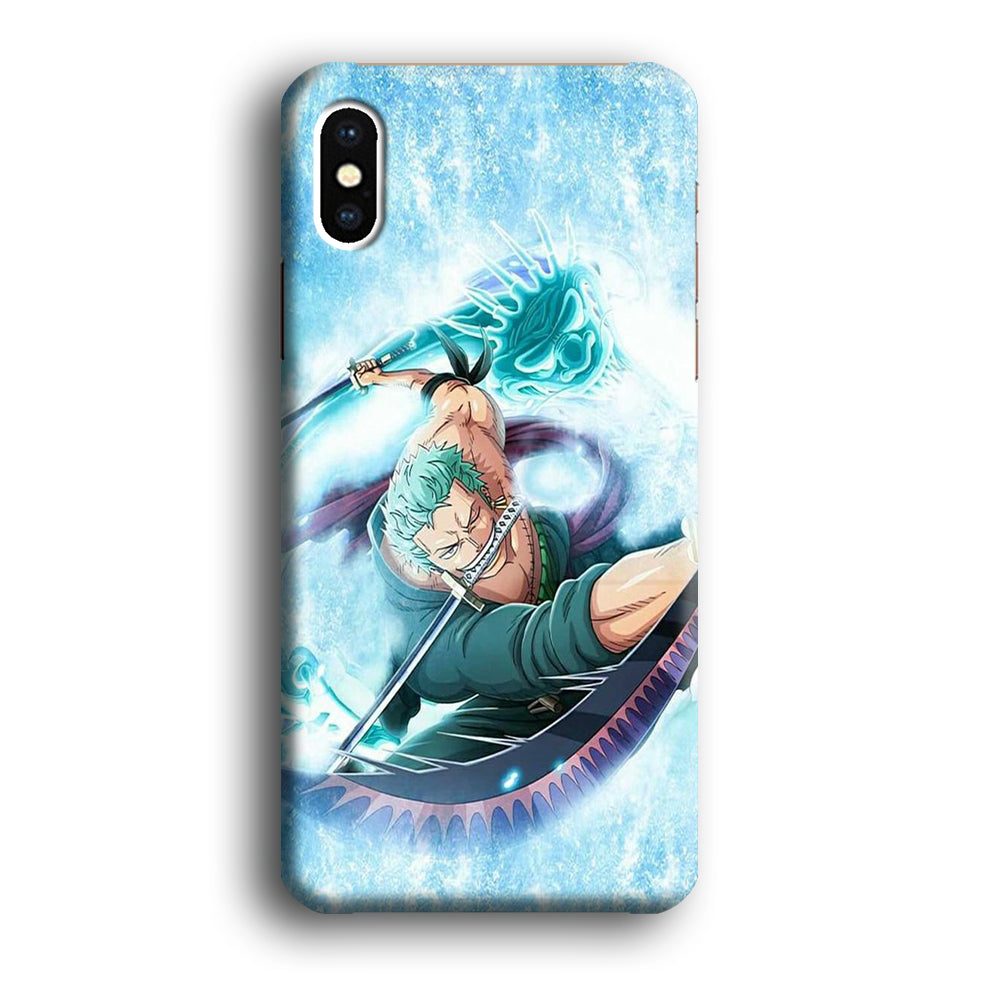 One Piece Zoro Battle Style iPhone XS Case