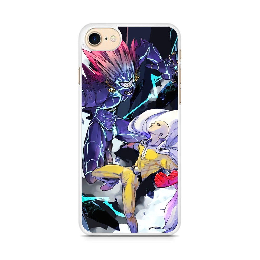 One Punch Man Boros Fight iPhone 8 Case