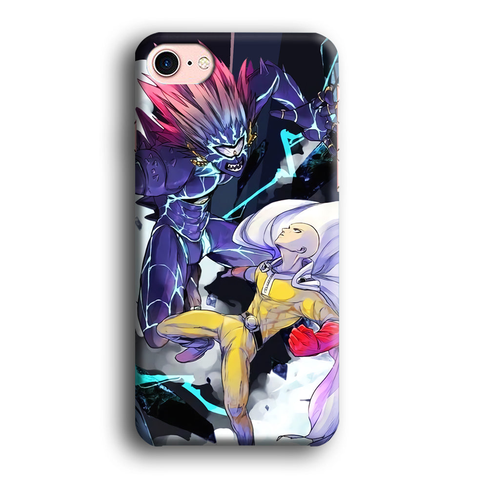 One Punch Man Boros Fight iPhone 8 Case