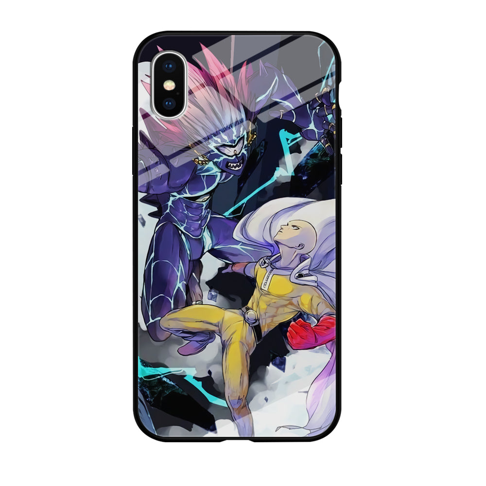 One Punch Man Boros Fight iPhone X Case