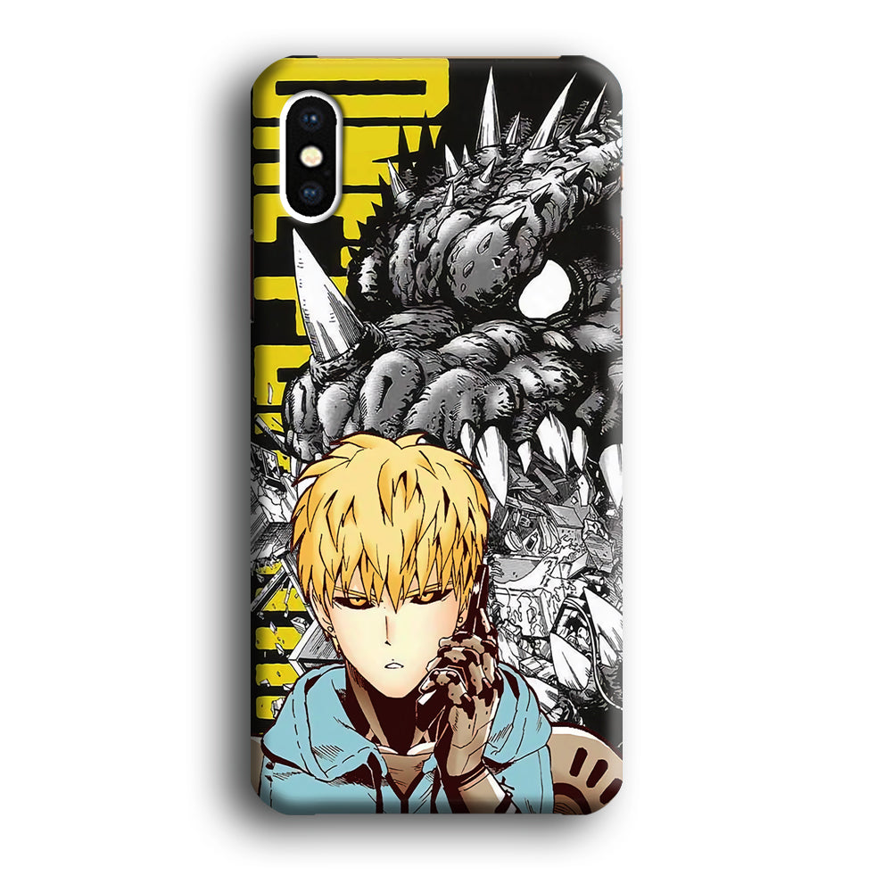 One Punch Man Genos Call Scene iPhone X Case