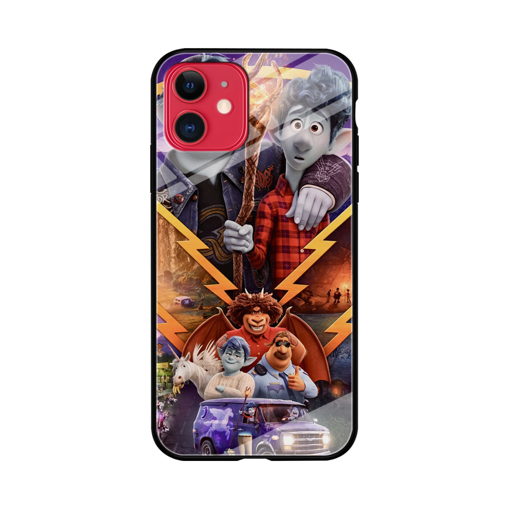 Onward Poster iPhone 11 Case Tempered Glass Case