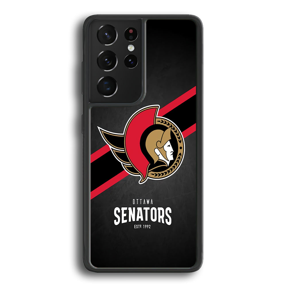 Ottawa Senators Team Samsung Galaxy S21 Ultra Case - Carneyforia