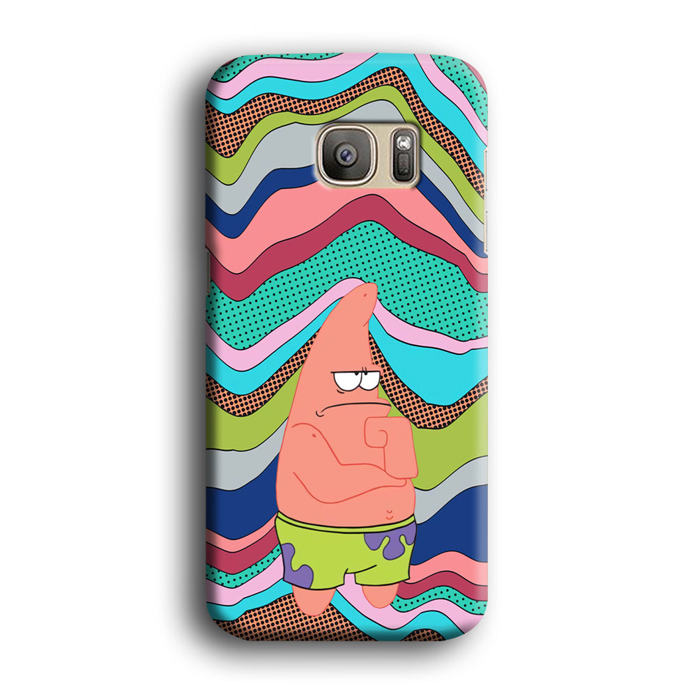 Patrick Still Bad Mood Samsung Galaxy S7 Edge Case