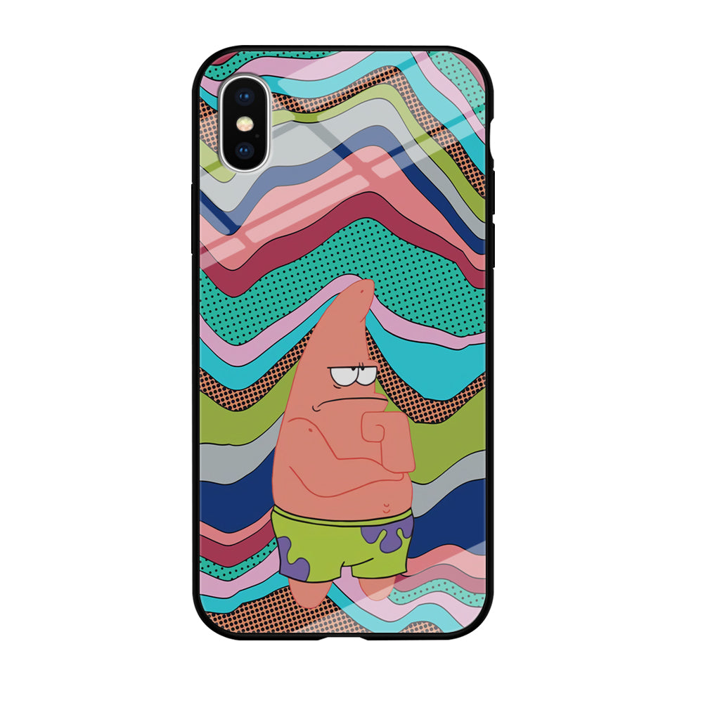 Patrick Still Bad Mood iPhone X Case