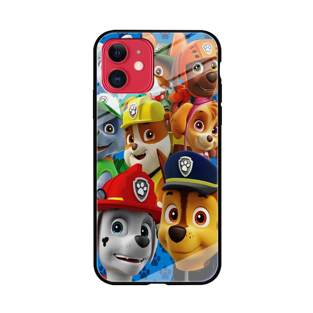 Paw Patrol Job of Team iPhone 11 Case Tempered Glass Case