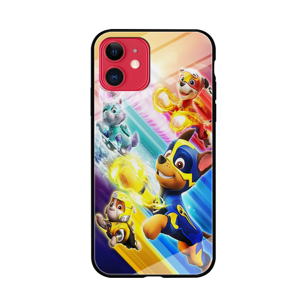 Paw Patrol Mighty Pups iPhone 11 Case Tempered Glass Case