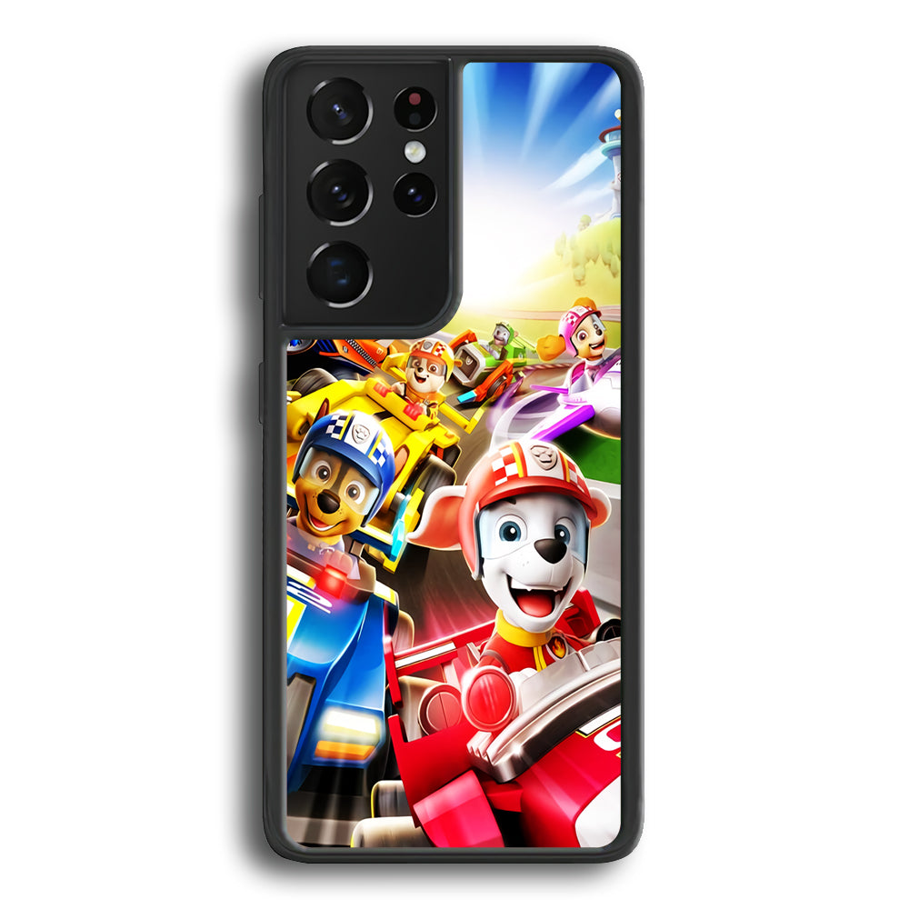 Paw Patrol Race Samsung Galaxy S21 Ultra Case - Carneyforia
