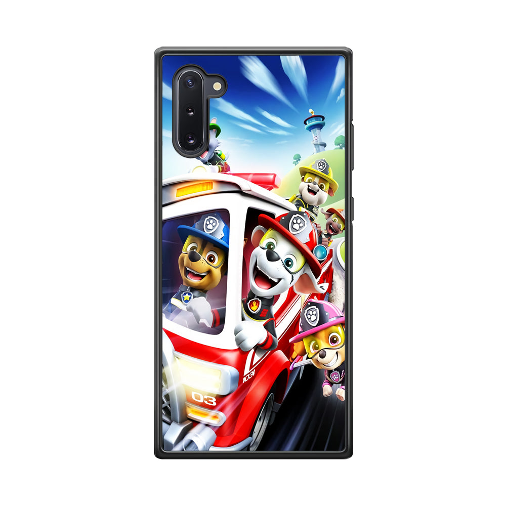 Paw Patrol Rescue Mode Samsung Galaxy Note 10 Case
