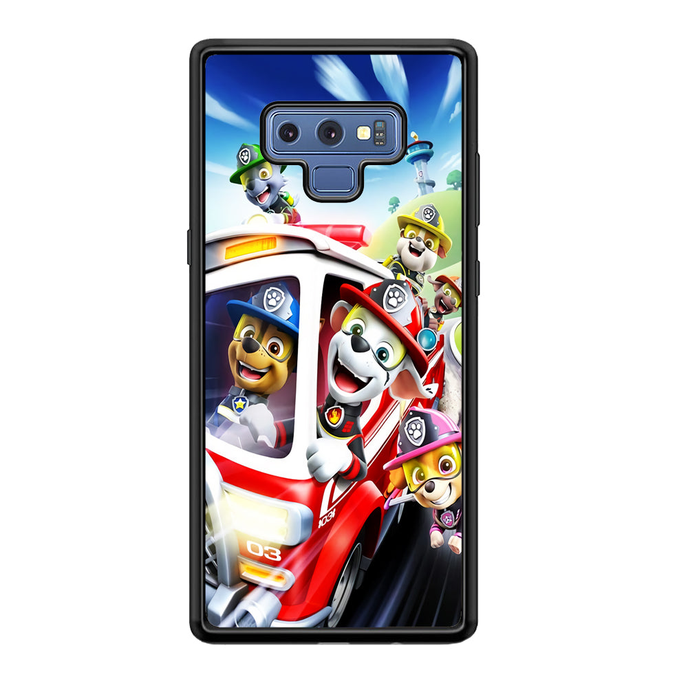 Paw Patrol Rescue Mode Samsung Galaxy Note 9 Case