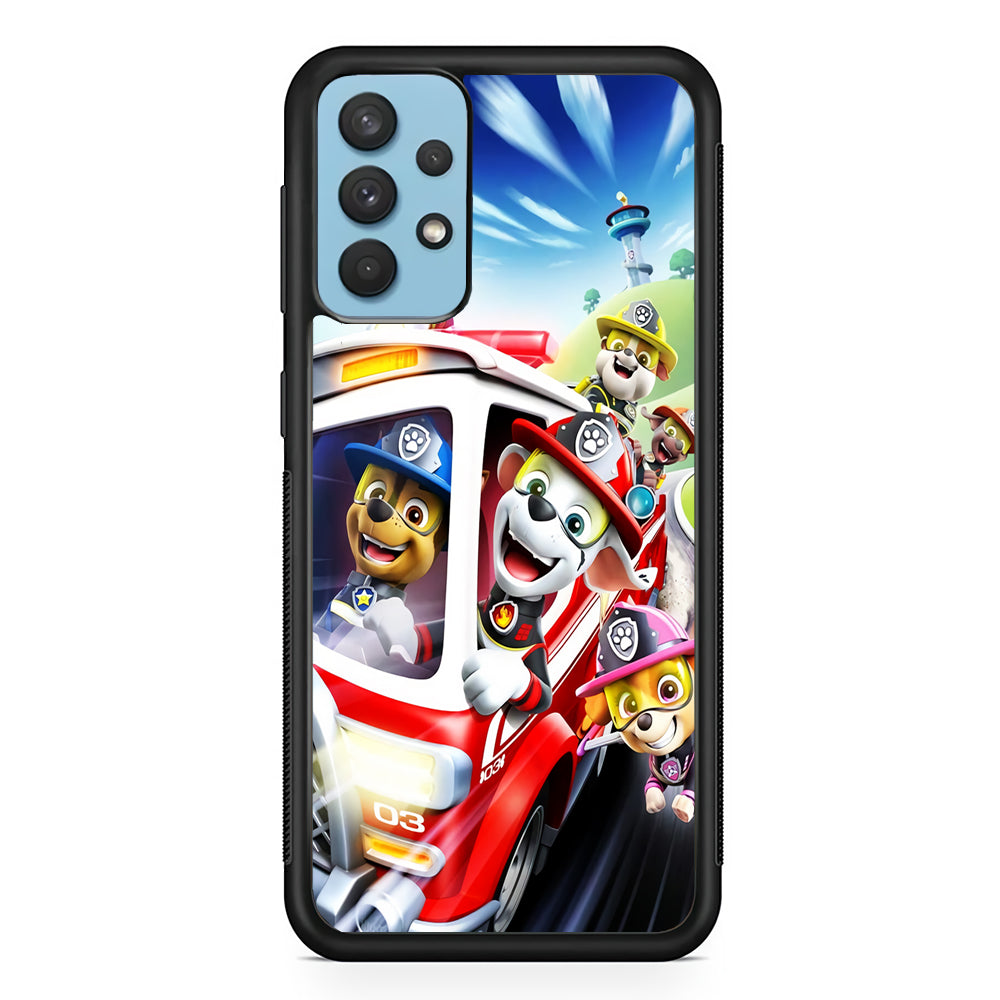 Paw Patrol Rescue Mode Samsung Galaxy A32 Case