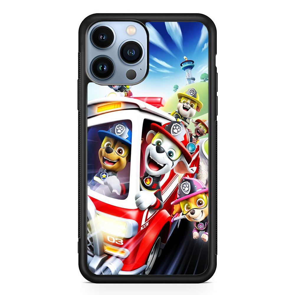 Paw Patrol Rescue Mode iPhone 13 Pro Max Case