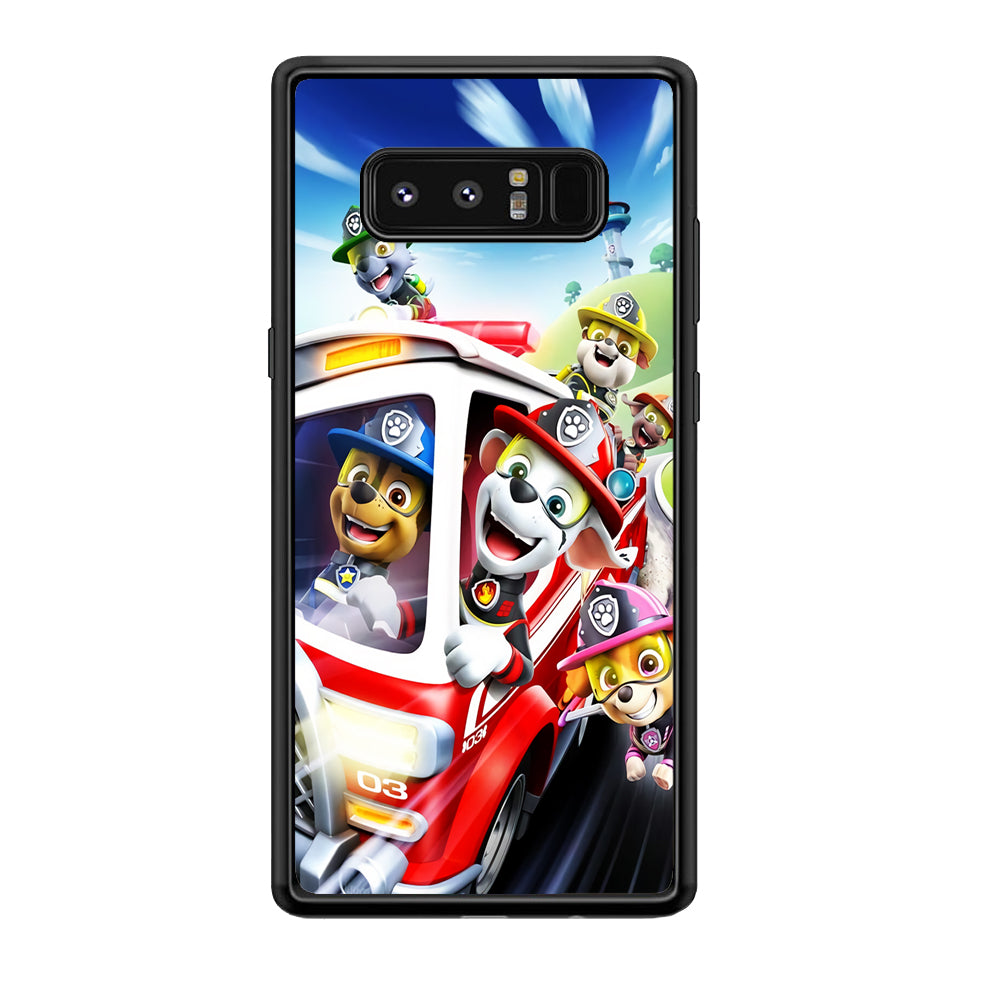 Paw Patrol Rescue Mode Samsung Galaxy Note 8 Case