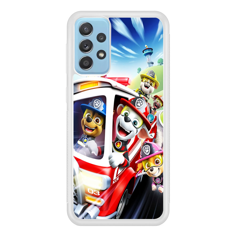 Paw Patrol Rescue Mode Samsung Galaxy A52 Case