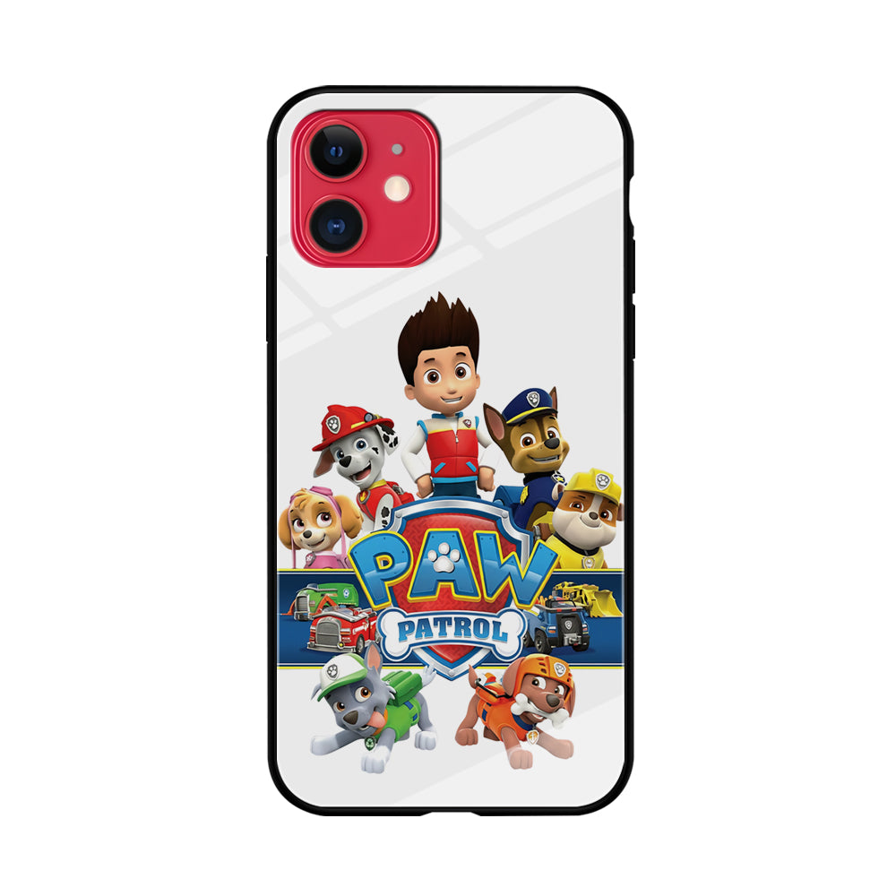 Paw Patrol Team iPhone 11 Case Tempered Glass Case