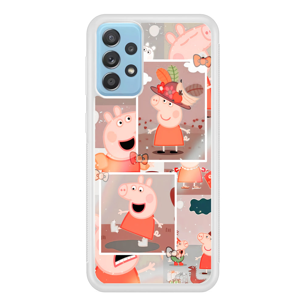Peppa Pig Aesthetic In Frame Samsung Galaxy A52 Case