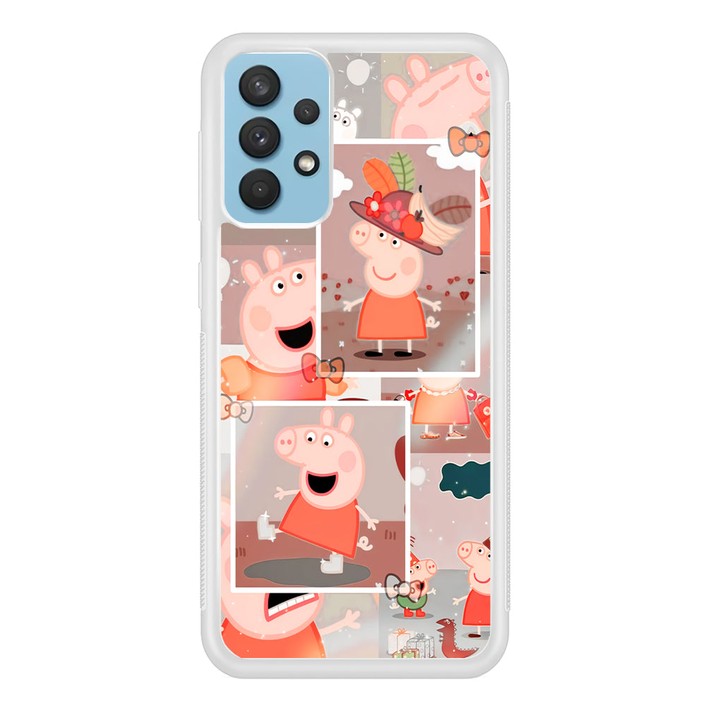 Peppa Pig Aesthetic In Frame Samsung Galaxy A32 Case